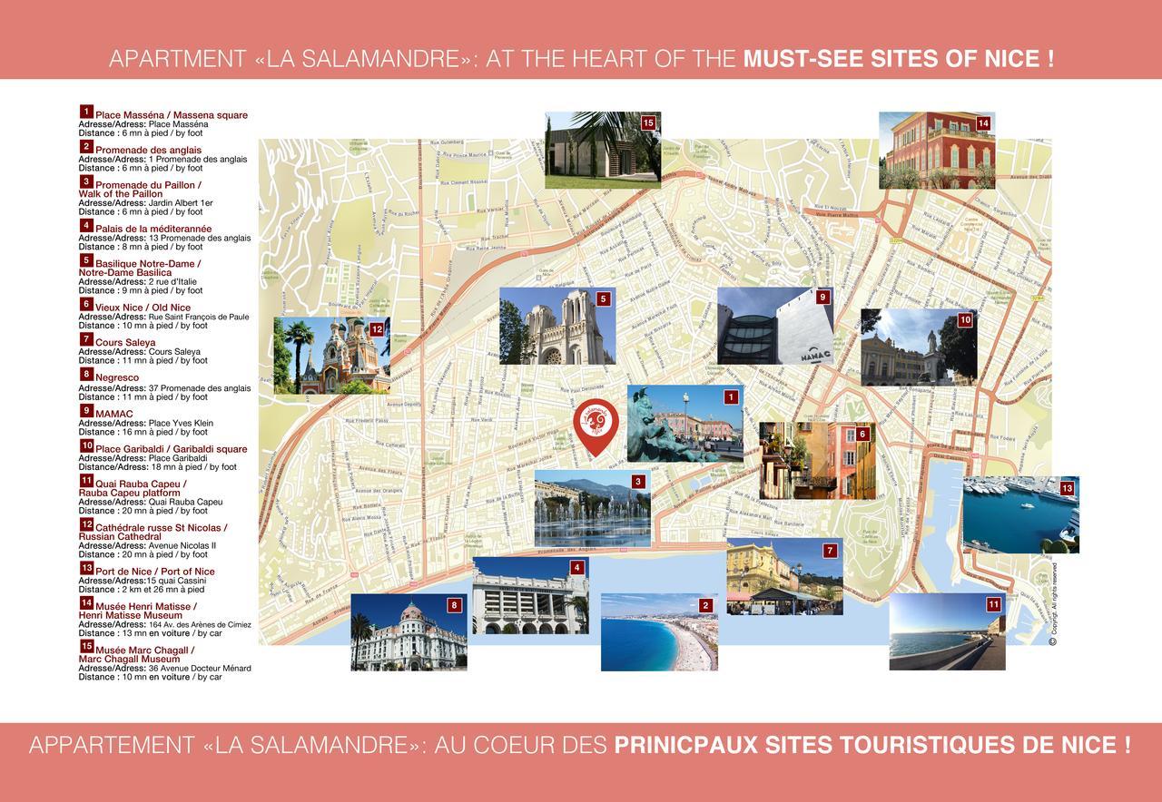 La Salamandre A Ницца Экстерьер фото